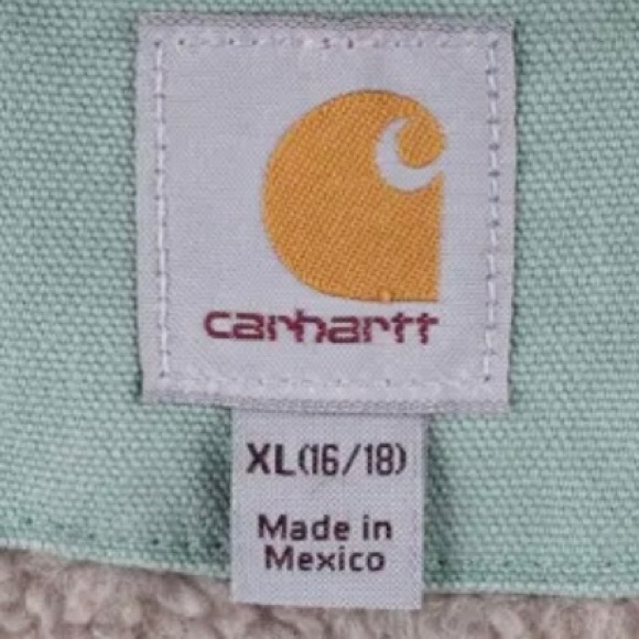 Carhartt Sherpa Lined Hooded Canvas Jacket - Picture 5 of 5
